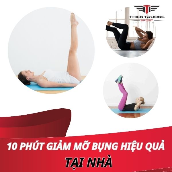 10 phút giảm mỡ bụng cực hiệu quả tại nhà