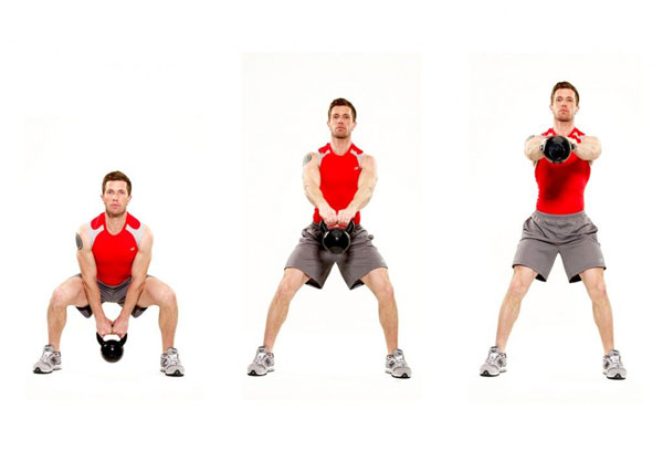 Bài tập Two Arm Kettlebell Swing