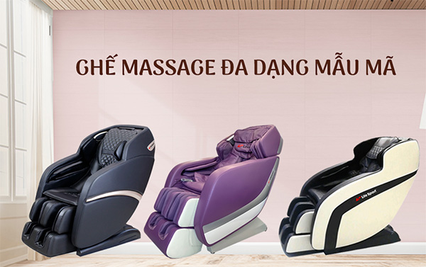 Ghế massage đa dạng mẫu mã 