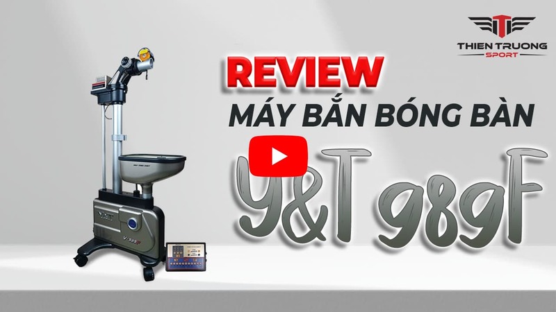 Máy bắn bóng bàn Y&T 989F 4 Giới thiệu máy bắn bóng bàn YT 989F