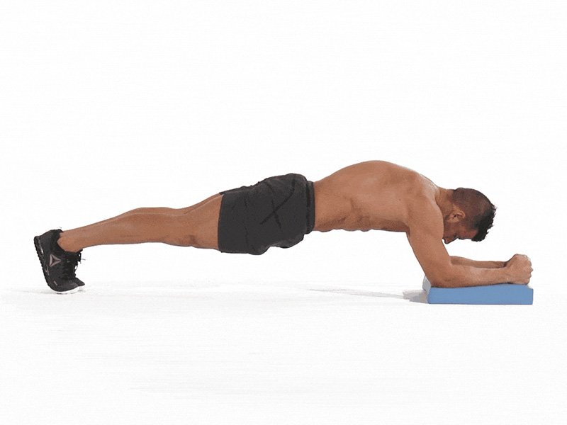 Bài tập bụng Extended Plank - đo sàn mở rộng