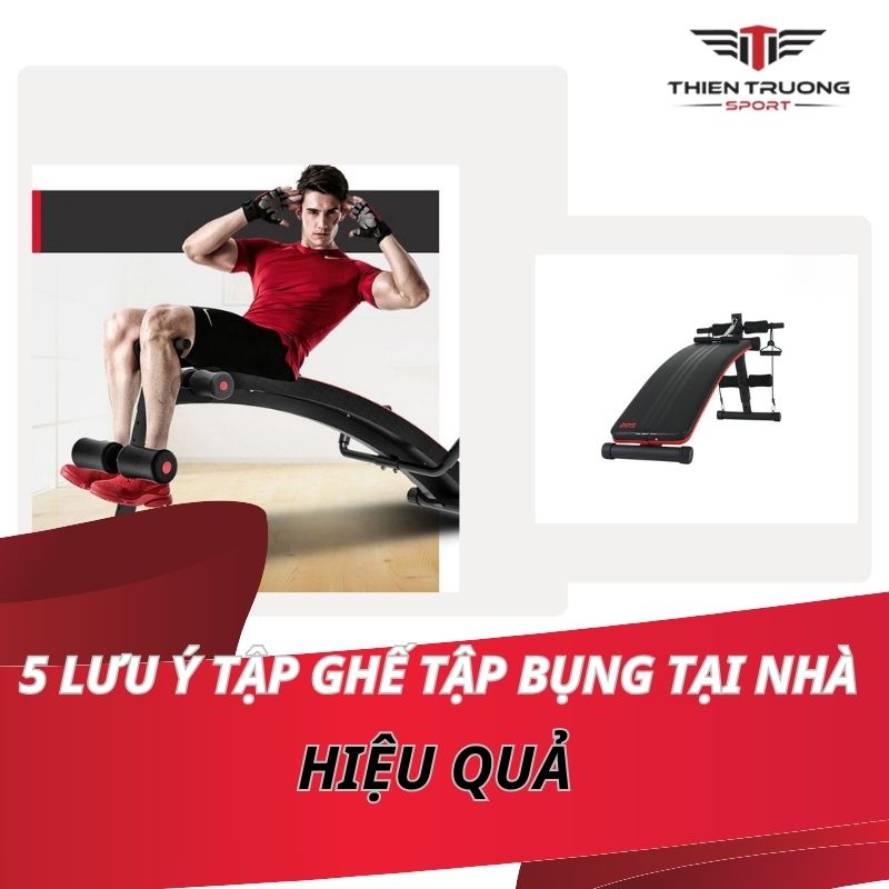 5 Lưu ý tập ghế tập bụng tại nhà hiệu quả