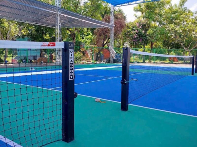 Hình ảnh trụ Pickleball thi đấu 303705-P thương hiệu nội địa uy tín Vifa Sport