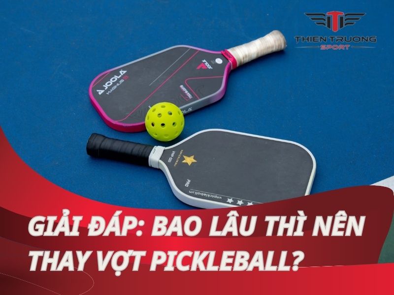 Giải đáp thắc mắc: Bao lâu thì nên thay vợt pickleball?