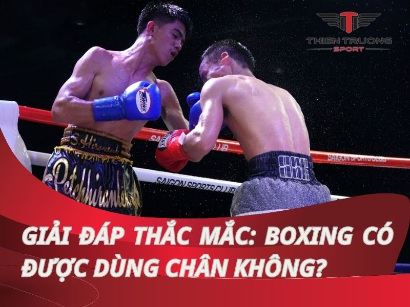 Giải đáp thắc mắc: Boxing có được dùng chân không?