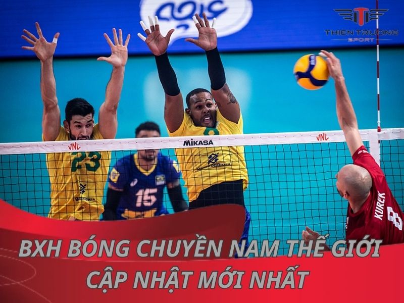 BXH bóng chuyền nam thế giới cập nhật mới nhất năm 2024