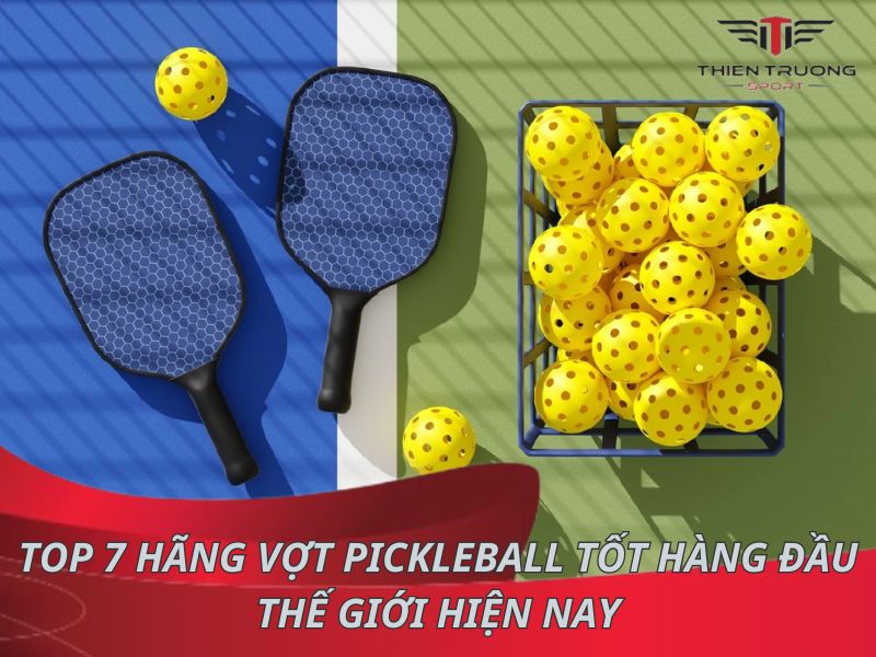 Top 7 hãng vợt Pickleball hàng đầu thế giới hiện nay