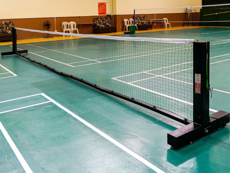 Trụ Pickleball thi đấu TT 805 được lắp đặt ở trường Đại học Thủy Lợi bởi Thể thao Thiên Trường 