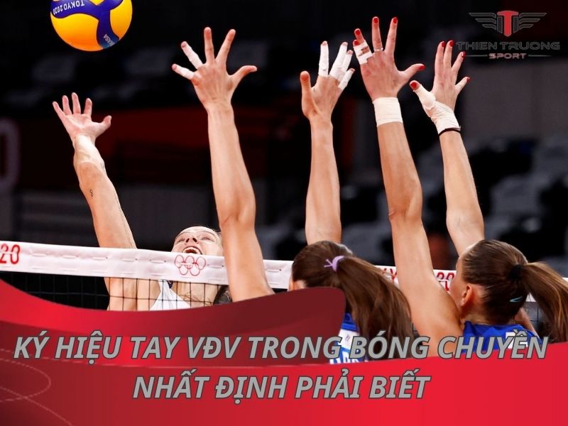 10 ký hiệu tay VĐV trong bóng chuyền nhất định phải biết