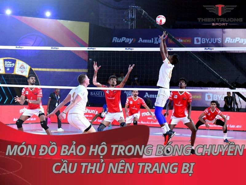 8 món đồ bảo hộ trong bóng chuyền cầu thủ nên trang bị 