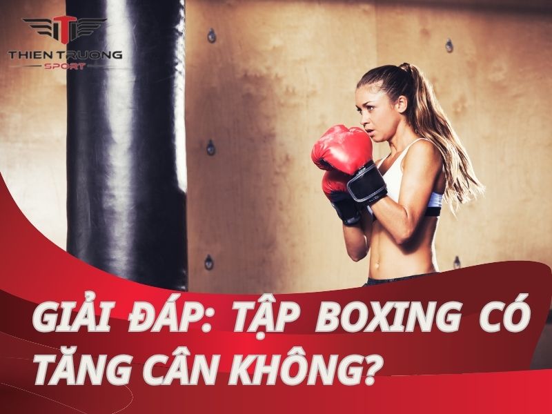 Giải đáp thắc mắc: Tập boxing có tăng cân không?