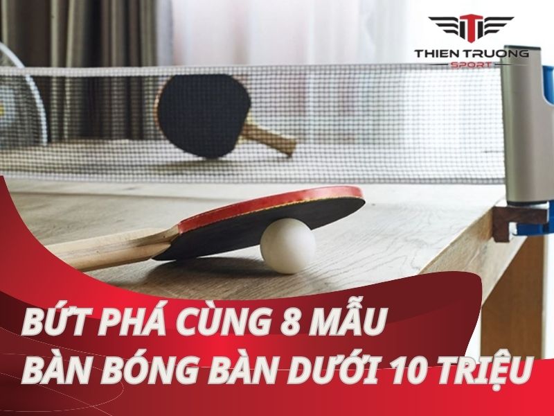 Tổng hợp 8 mẫu bàn bóng bàn dưới 10 triệu hot nhất