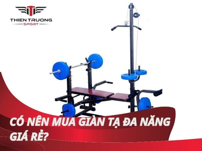 Có nên mua giàn tạ đa năng giá rẻ? Kinh nghiệm chọn mua hay nhất!