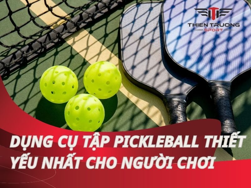 Dụng cụ tập pickleball: Vai trò và cách bảo quản hiệu quả