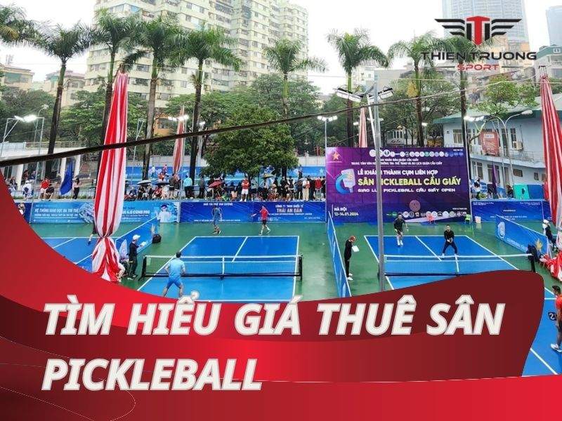 Giá thuê sân pickleball tại Việt Nam: Tìm hiểu và lựa chọn đúng