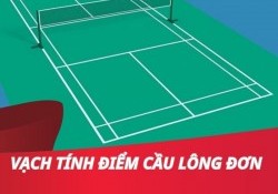 Vạch tính điểm cầu lông đơn mà bạn cần phải biết