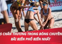 5 Chấn thương trong bóng chuyền bãi biển phổ biến nhất