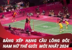 Bảng xếp hạng cầu lông đôi nam nữ thế giới mới nhất 2024