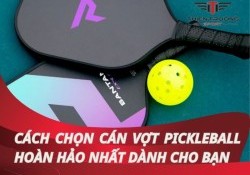 Cách chọn cán vợt pickleball hoàn hảo nhất dành cho bạn