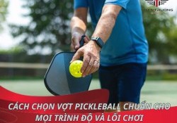 Cách chọn vợt Pickleball chuẩn cho mọi trình độ và lối chơi