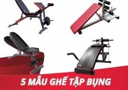 5 mẫu ghế tập bụng phù hợp tập gym 2024