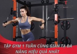 Gợi ý lịch tập gym 1 tuần cùng giàn tạ đa năng hiệu quả nhất 