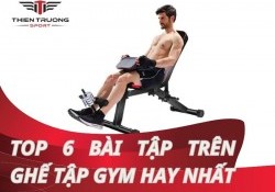 Top 6 bài tập trên ghế tập gym: Hướng dẫn chi tiết từ A đến Z