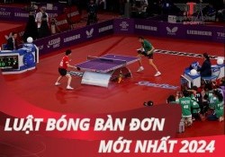 Luật bóng bàn đơn mới nhất 2024: Bí kíp chinh phục trận đấu!