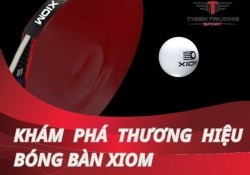 Khám phá thương hiệu bóng bàn Xiom: Đẳng cấp và chất lượng