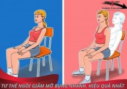 5 tư thế ngồi để giảm mỡ bụng nhanh, hiệu quả nhất