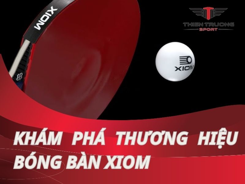 Tìm hiểu thương hiệu bóng bàn Xiom hàng đầu Hàn Quốc