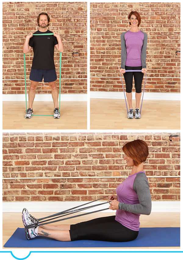 Bộ dây bản thun tập thể lực Pseudois 5 màu 7 bộ dây bản thun tập thể lực Pseudois 5 màu