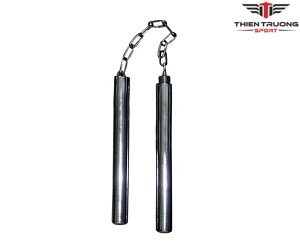 Côn nhị khúc sắt mạ Inox