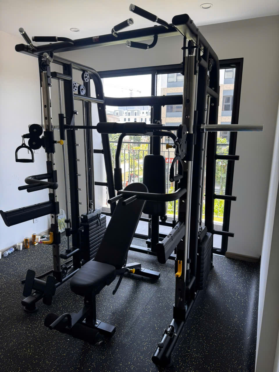 Giàn tạ đa năng HQ-368 - Kèm ghế tạ 20 Giàn tạ đa năng HQ-368 lắp tại Tây Mỗ