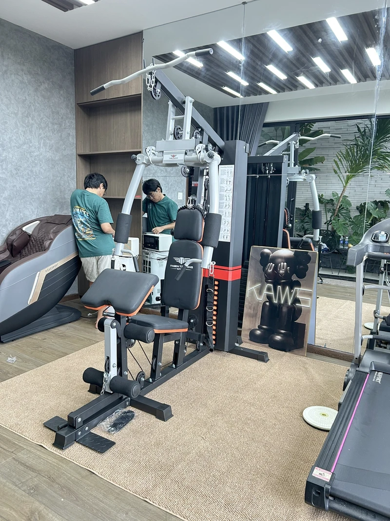 Giàn tạ đa năng HQ-708 20 Gian ta 708 lap tai son tra da nang 3