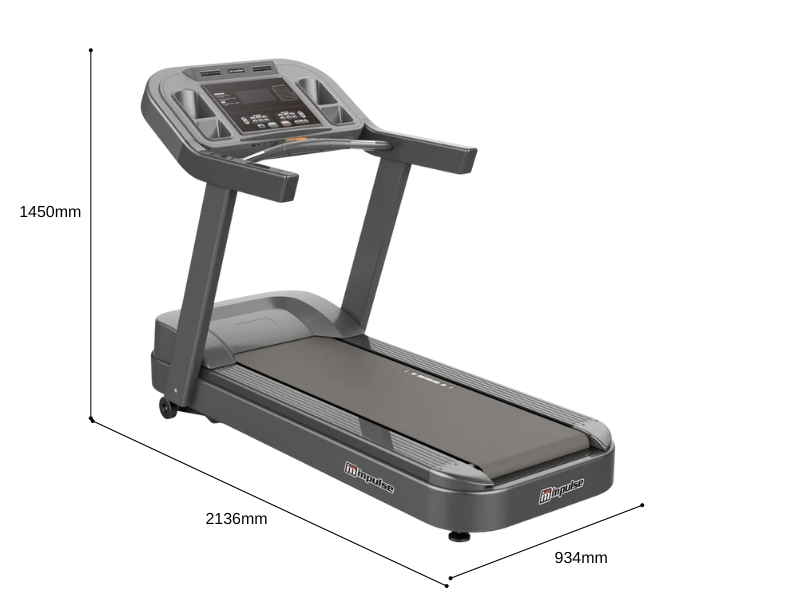 Máy chạy bộ điện Impulse PT400 4 máy chạy bộ điện Impulse PT400