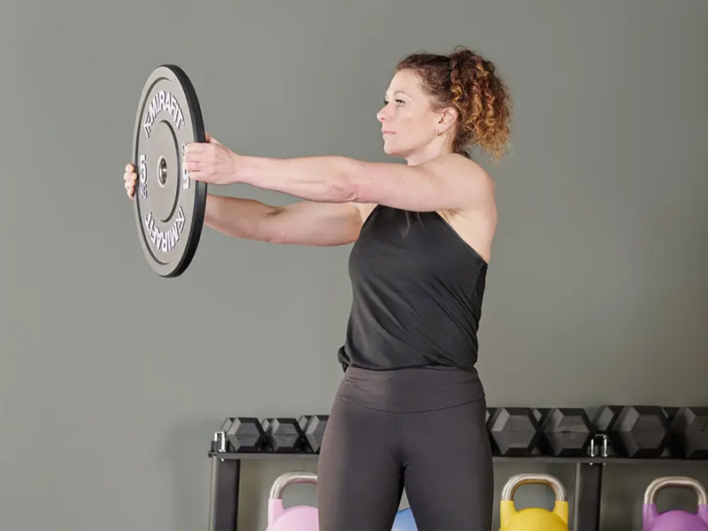 Bánh tạ gang (28.000/Kg) 9 Bài tập Plate Standing Twists