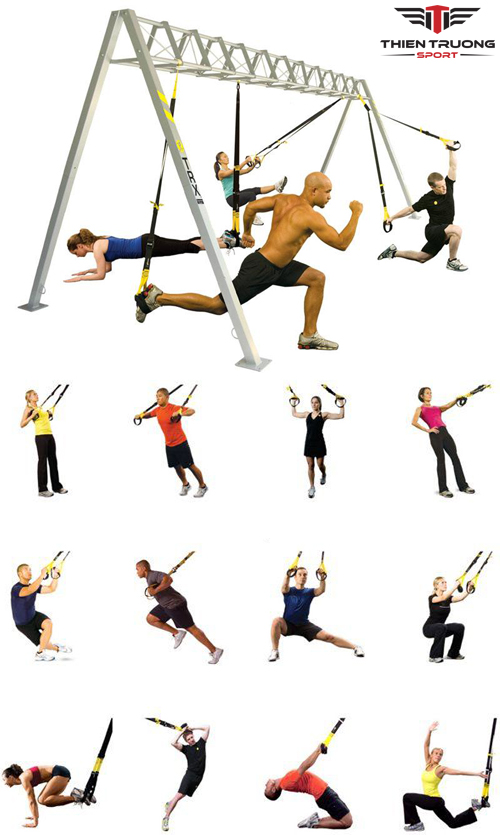 Bộ dây tập thể lực TRX P1 SUSPENSION 5 Bộ dây tập thể lực TRX P1 SUSPENSION