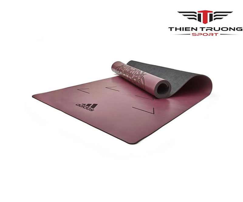Thảm Yoga Cao Su Pu Cao Cấp Adidas ADYG-10820VC 5 Kết cấu bề mặt thảm tập hoàn hảo, độ bám cao