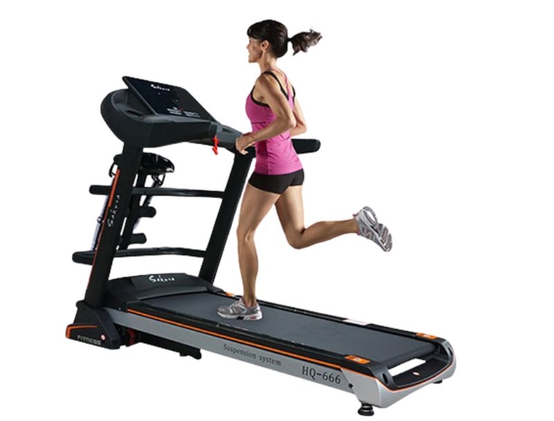 Cấu tạo và tính năng của máy chạy bộ chi tiết nhất 1 Máy chạy bộ điện Sakura HQ-666