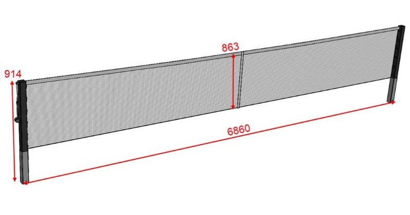 Trụ Pickleball thi đấu 303705-P 4 Trụ Pickleball thi đấu 303705-P