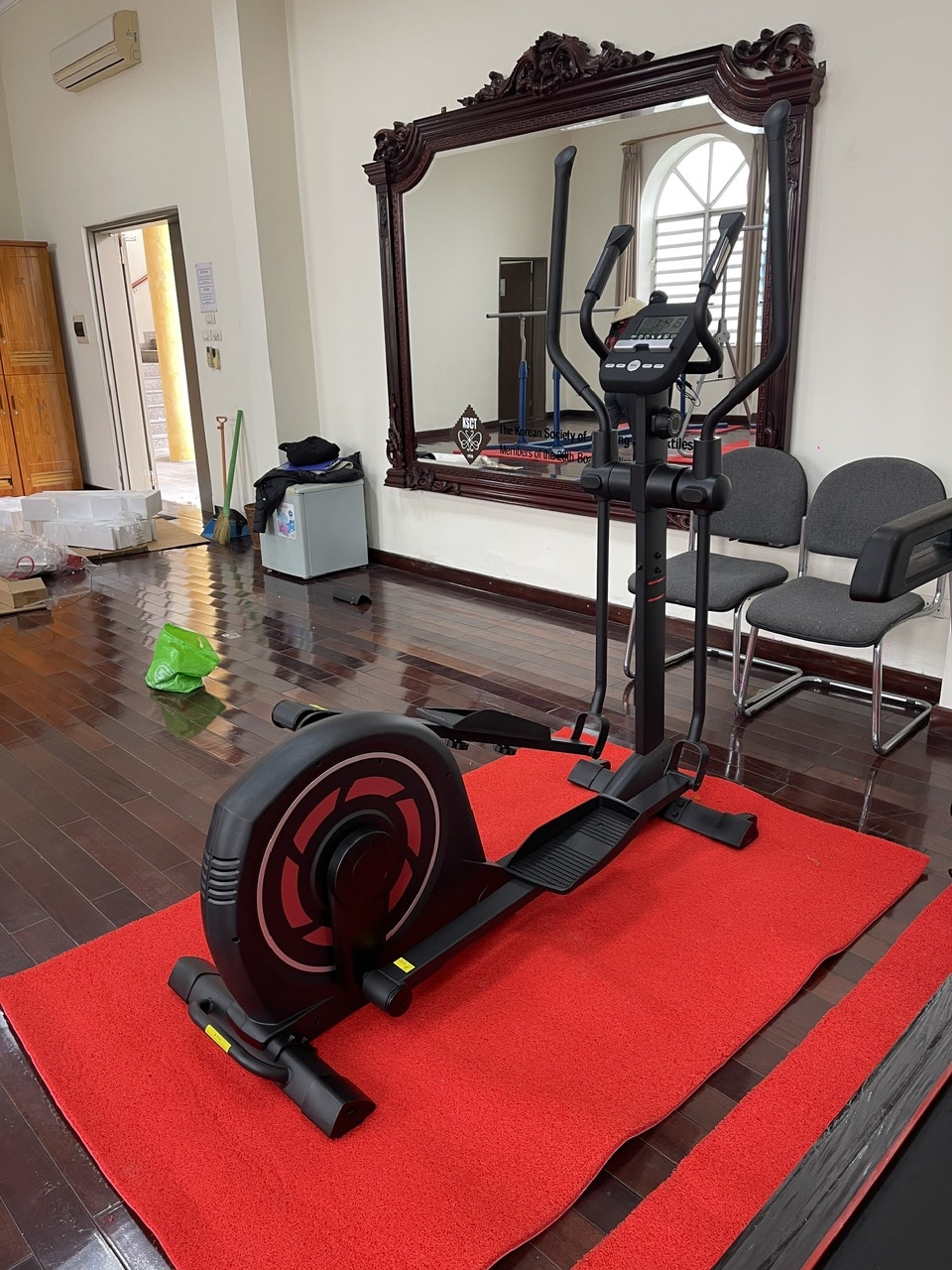 Xe dap EX9 lap tai cty Youngone nam dinh 4