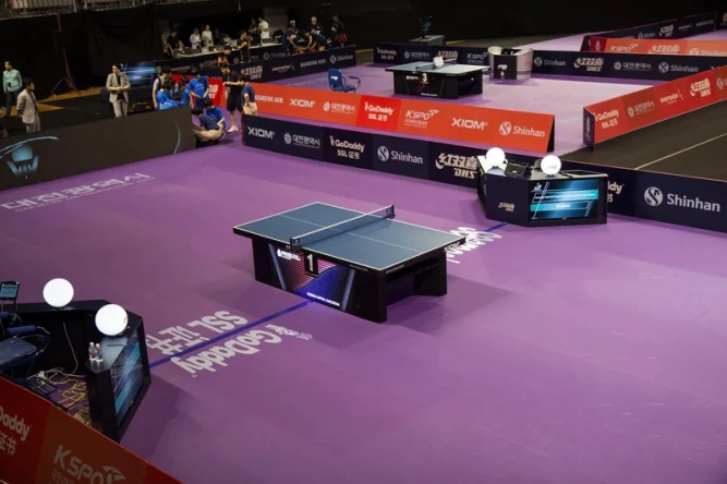 Bàn bóng bàn Xiom T8 13 Bàn bóng bàn xiom t8 cao cấp được dùng trong thi đấu