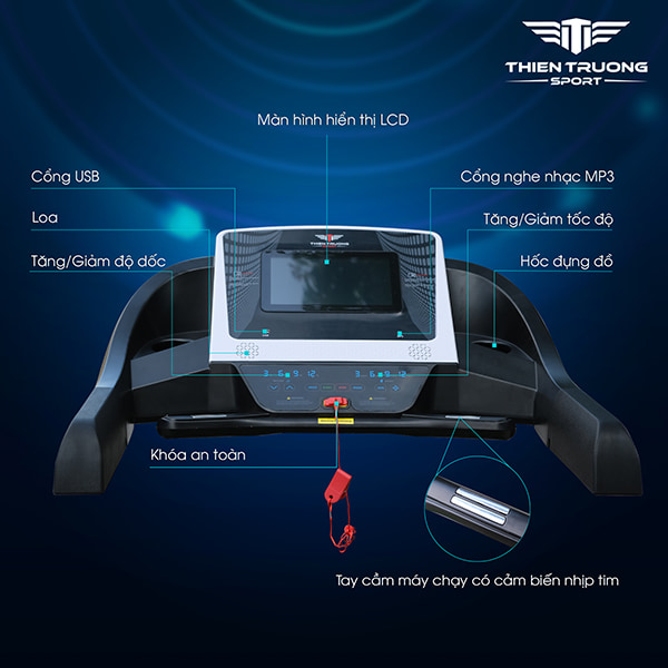Máy chạy bộ điện đa năng HQ-9900 14 Máy chạy bộ điện đa năng HQ-9900