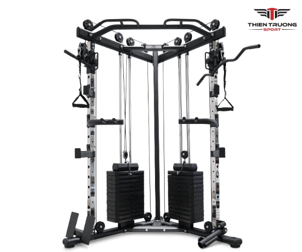 Hình ảnh thực tế của giàn kéo tạ xô vai đôi HQ-V021