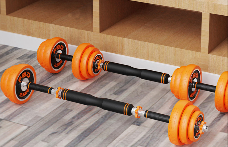 Bộ tạ tay đa năng FED loại 30kg 7 Thanh đòn tạ