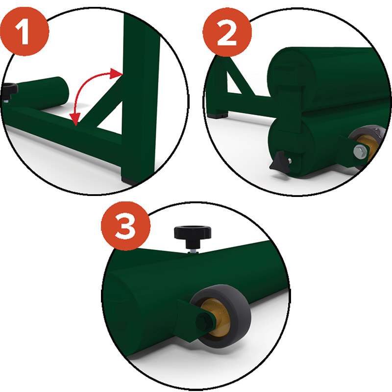 Trụ pickleball di động S25110PZV 3 trụ pickleball di động S25110PZV