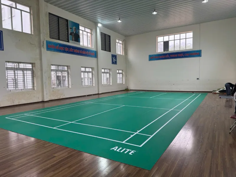 Thảm sân cầu lông Enlio A-21345 10 Thảm cầu lông Alite A-23145 chính hãng đạt tiêu chuẩn