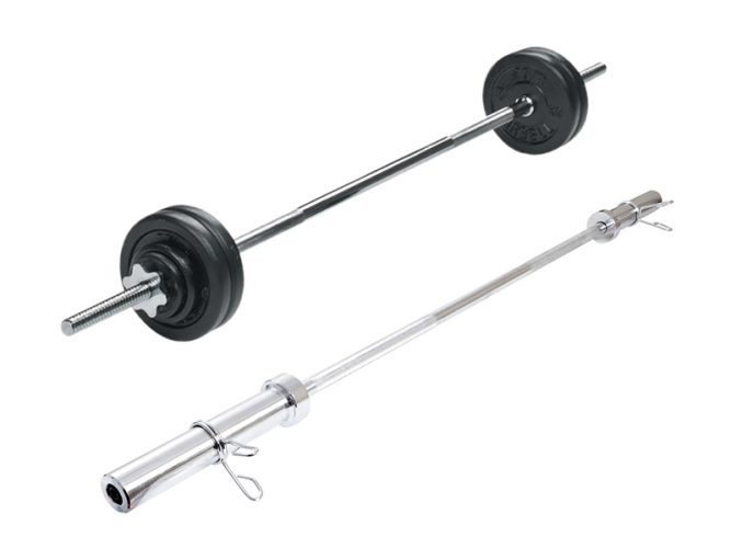 Đòn gánh tạ 2m2 lắp tạ phi 50 16kg 3 Đòn gánh tạ 2m2 lắp tạ phi 50