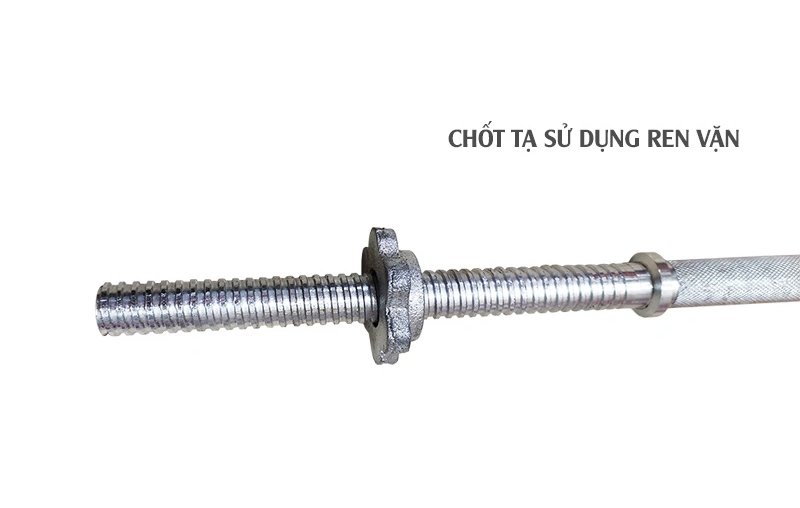 Đòn tạ dài 6 Chốt tạ dùng ren vặn